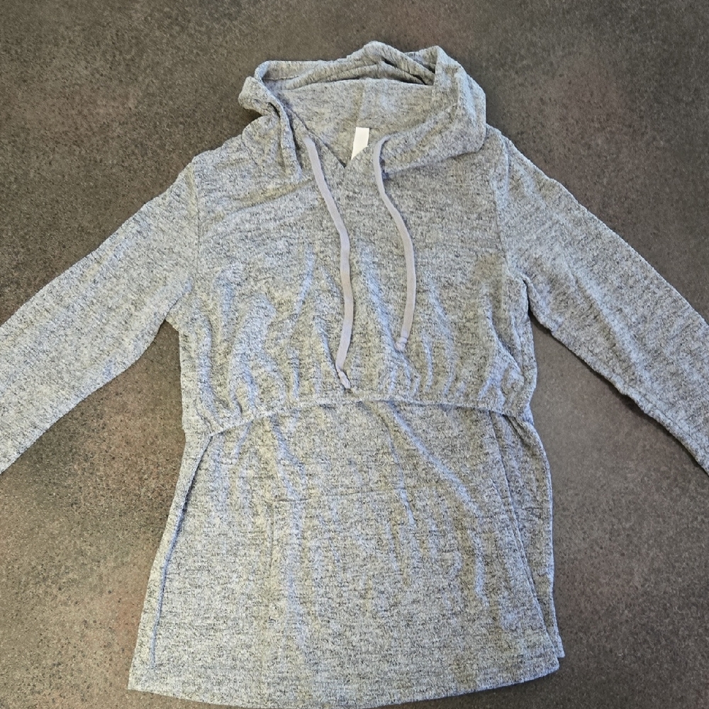 Gray Women's Hooded Sweater